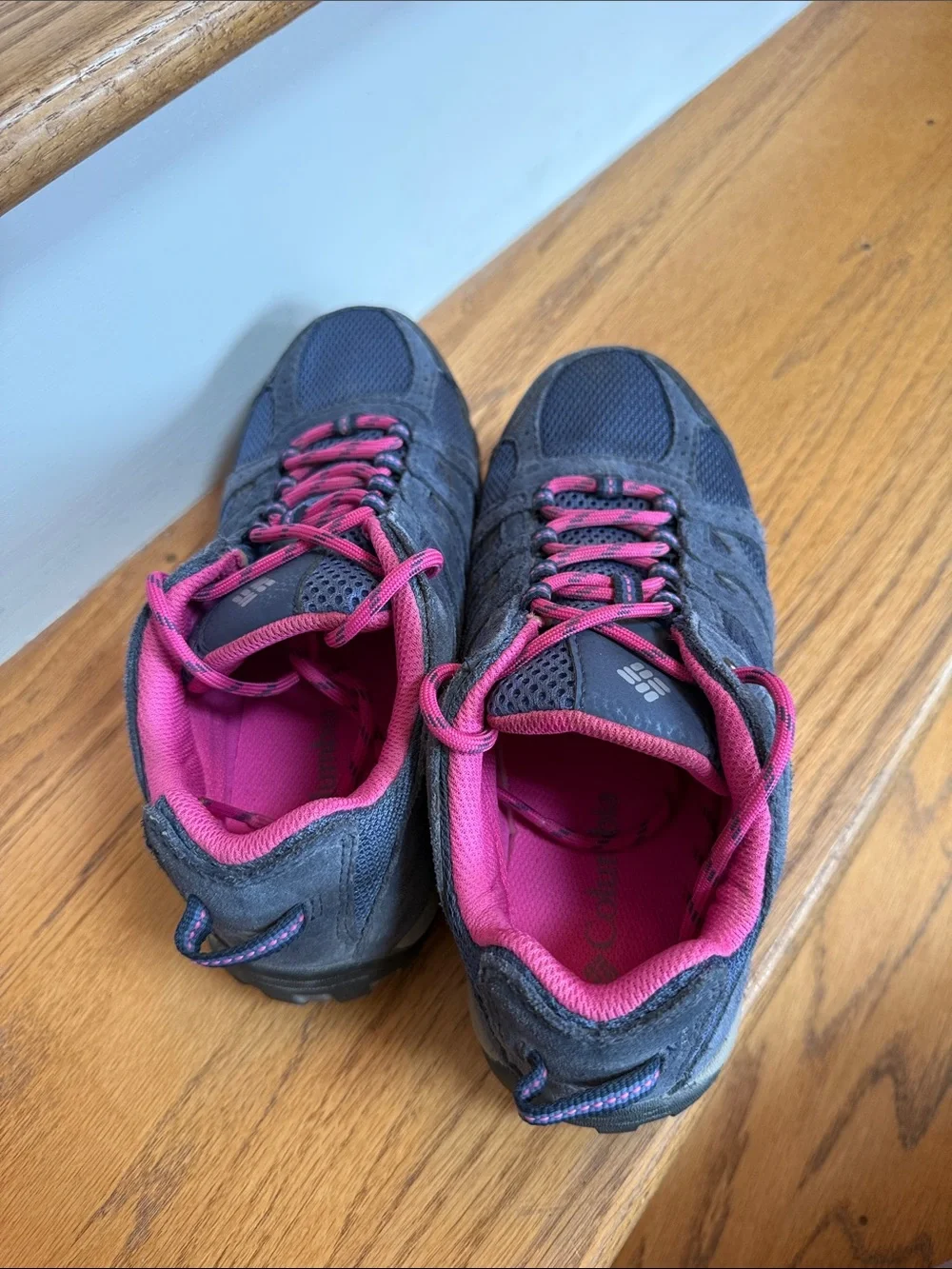 Columbia Navy and Pink Women's Trail Shoes